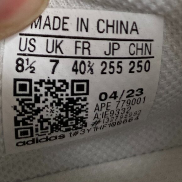 adidas Exhibit Select Mid Sneakers Women's 8.5 White Silver Metallic IE9332 NWT - Picture 5 of 12